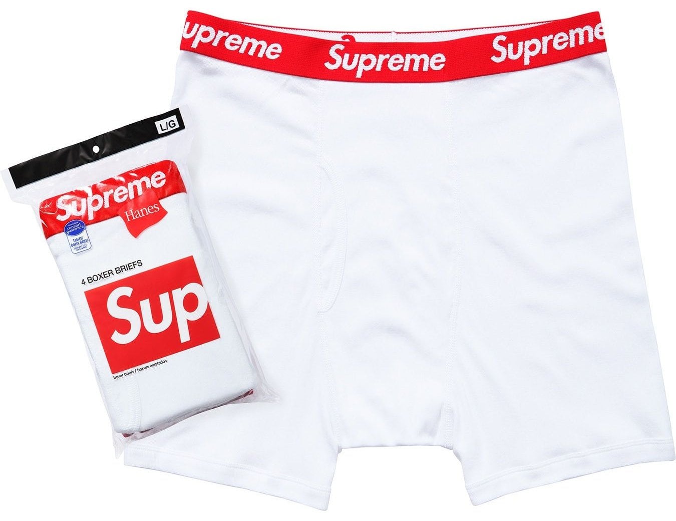 Supreme®/Hanes® Boxer Briefs (4 Pack)